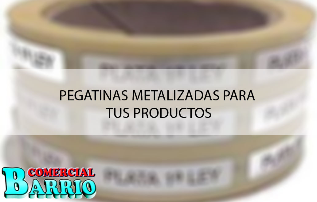 Pegatinas metalizadas