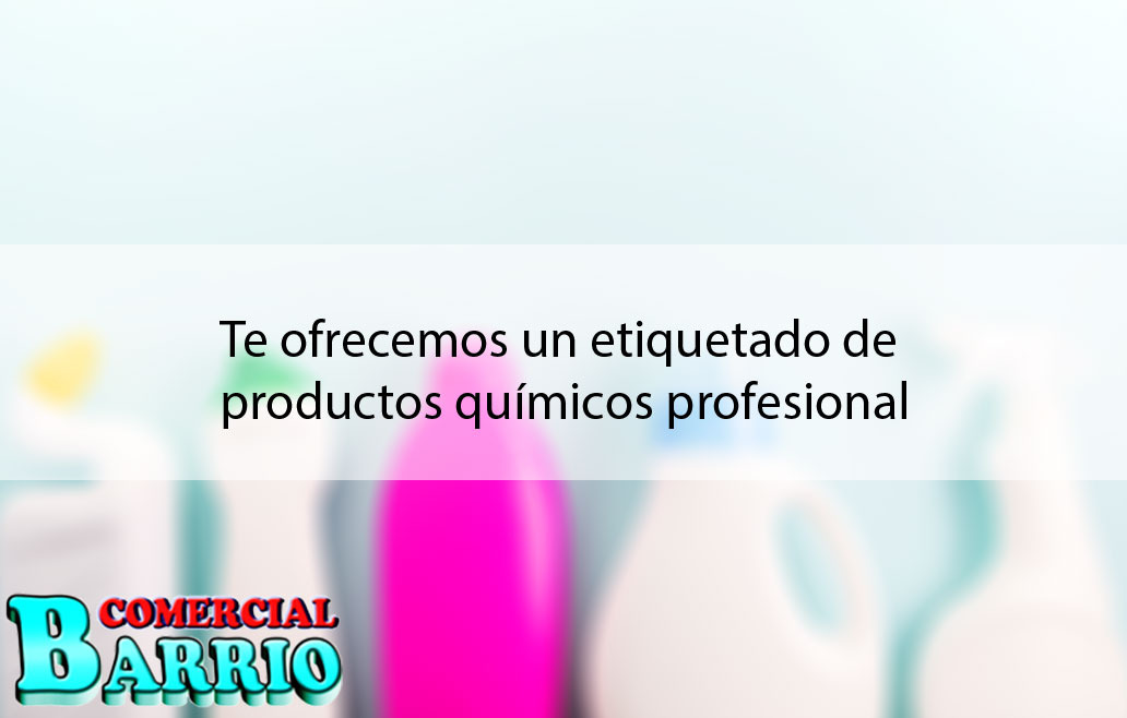 Etiquetado de productos químicos